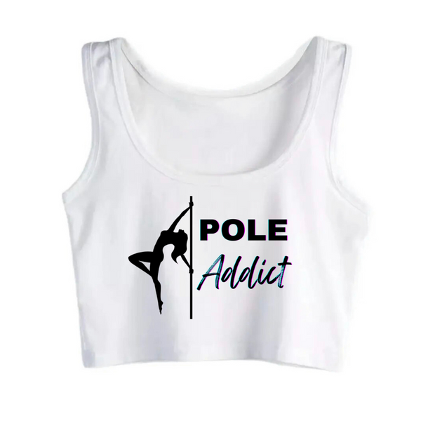 Pole Dance Addict crop top