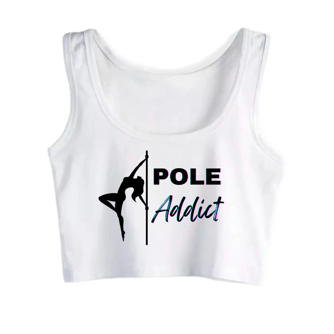 Pole Dance Addict crop top