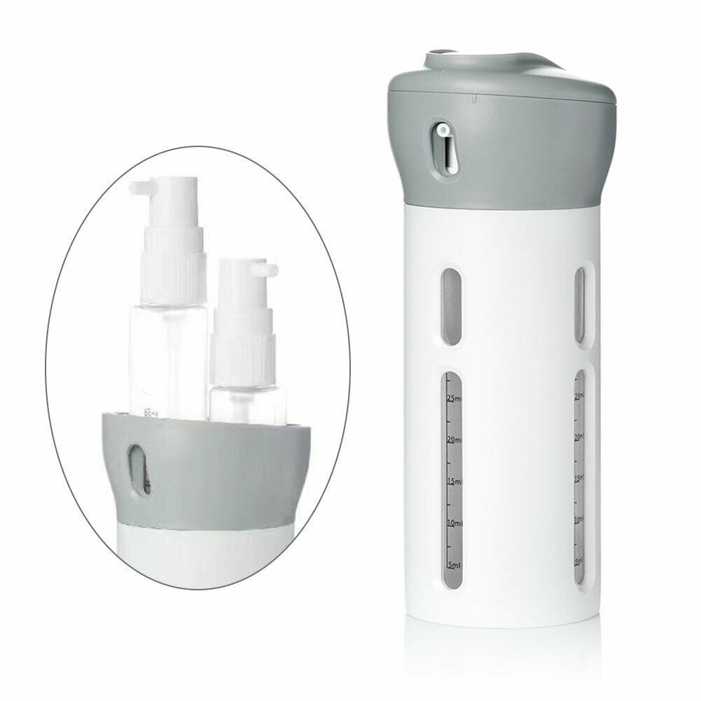 Amazing 4-in1 lotion travel bottle