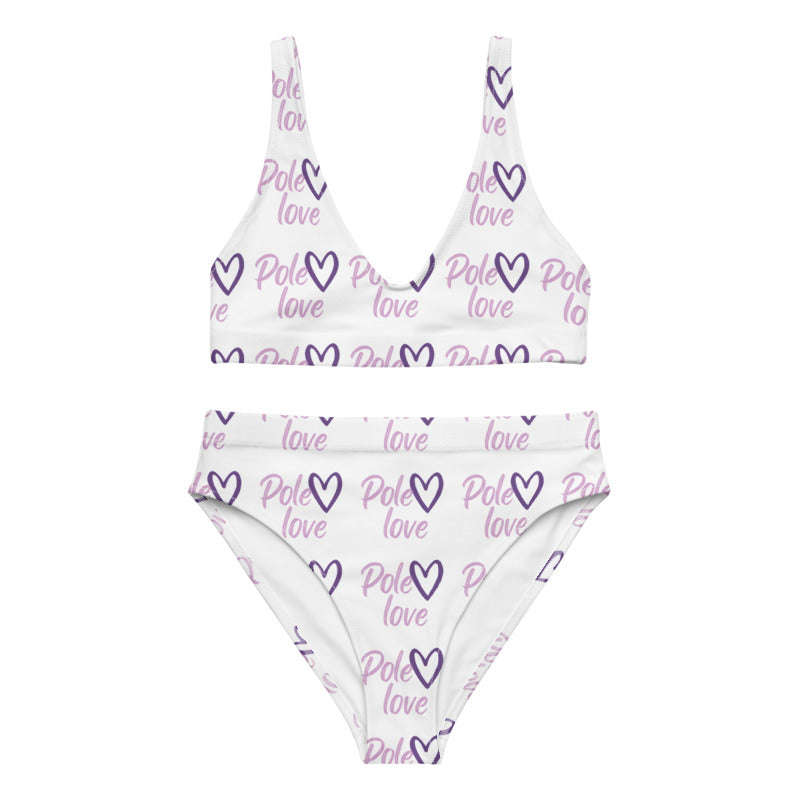 Recycled high-waisted Pole Love bikini