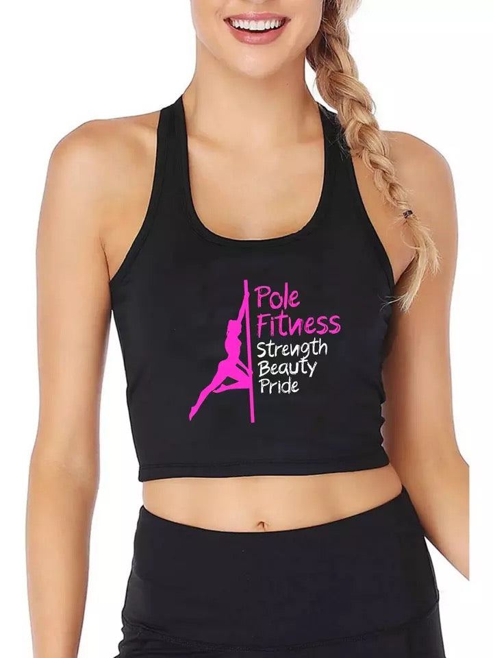 Crop top - Pole, strength, beauty and pride