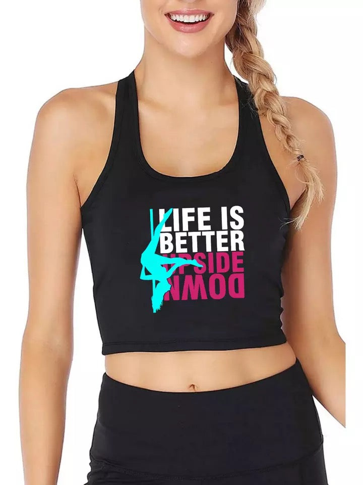 pole dance crop top